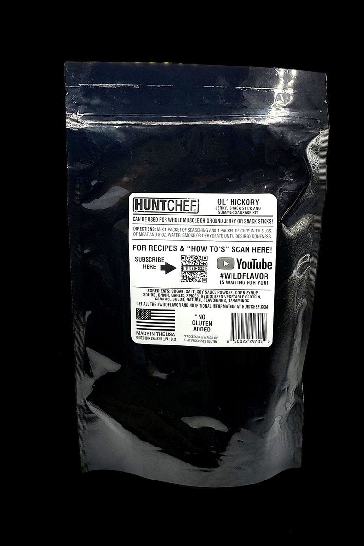 HuntChef Ol' Hickory Jerky/Snack Stick Kit