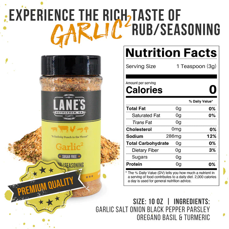 Lane's Garlic² Rub