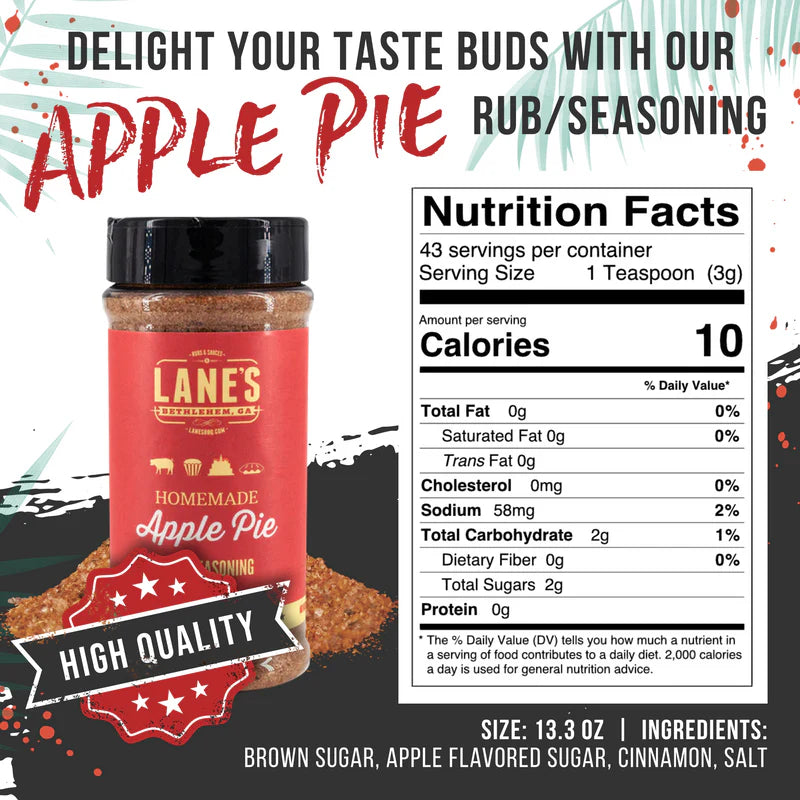 Lane's Apple Pie Rub & Seasoning