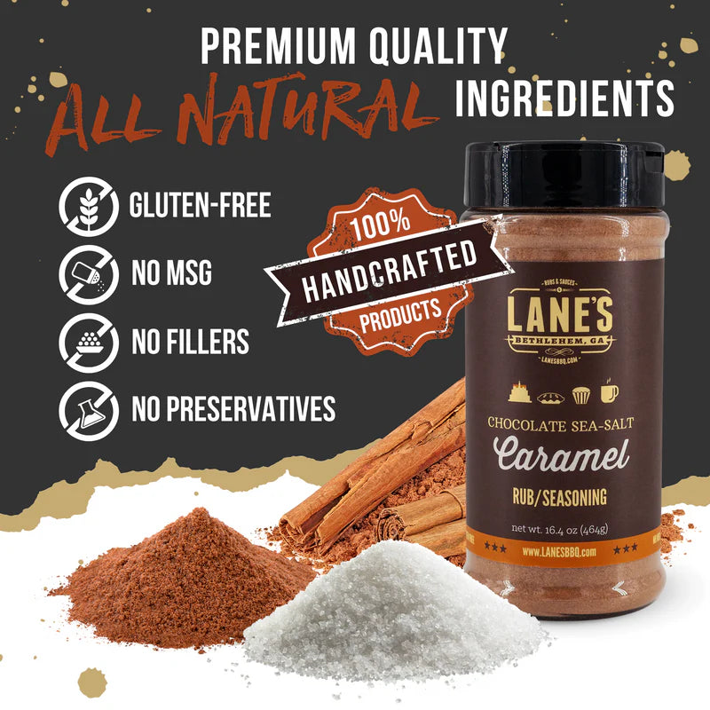 Lane's Chocolate Sea-Salt Caramel Rub & Seasoning