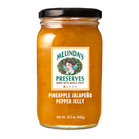 Melinda's Pineapple Jalapeño Pepper Jelly Preserves