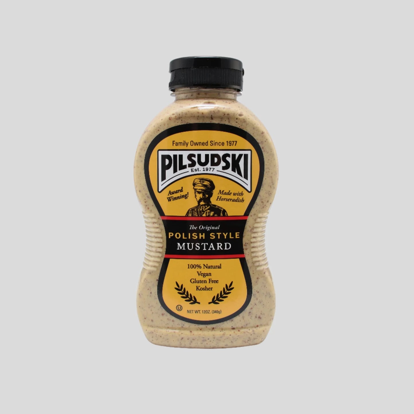 Pilsudski Mustard Co. Polish Style Mustard with Horseradish