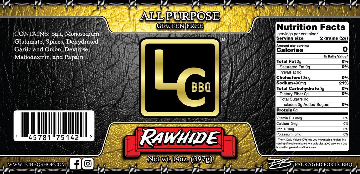 LC BBQ Rawhide All Purpose Rub