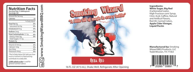Smoking Wizard Reba Red Glaze