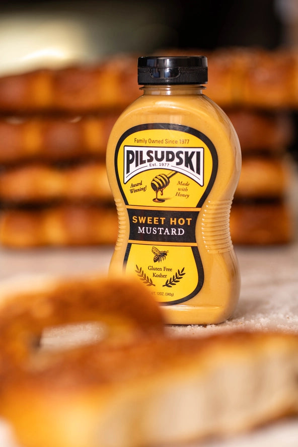Pilsudski Mustard Co. Sweet Hot Mustard with Honey