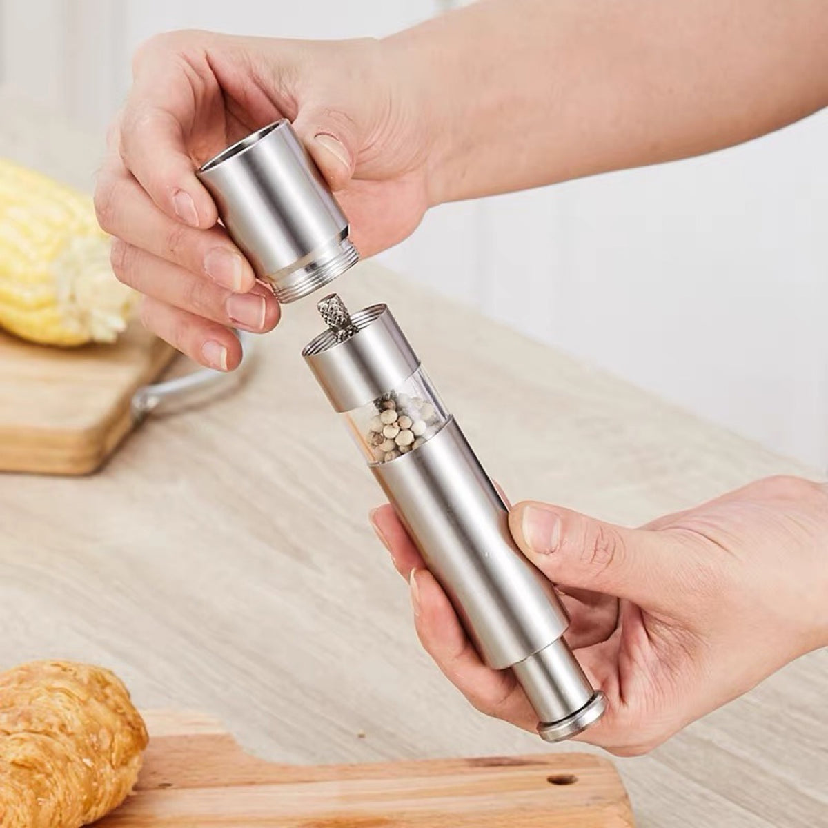 Boost Your BBQ Mini Thumb Seasoning Grinder/Mill