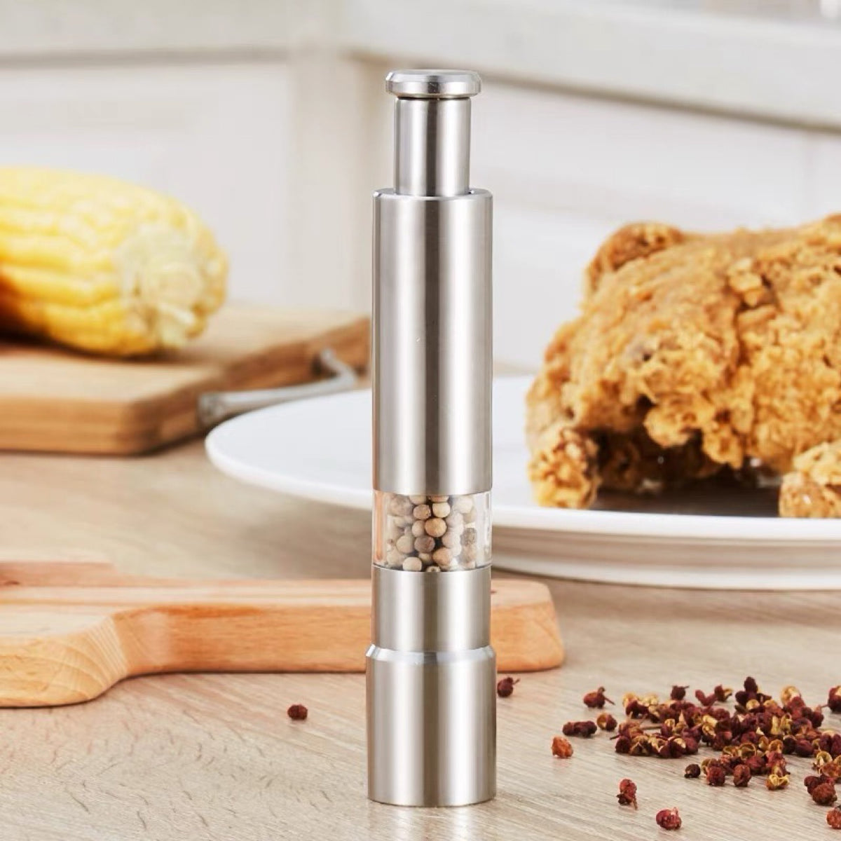 Boost Your BBQ Mini Thumb Seasoning Grinder/Mill