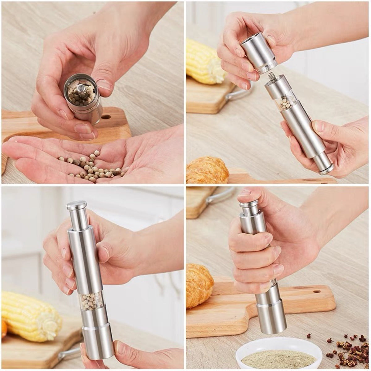 Boost Your BBQ Mini Thumb Seasoning Grinder/Mill
