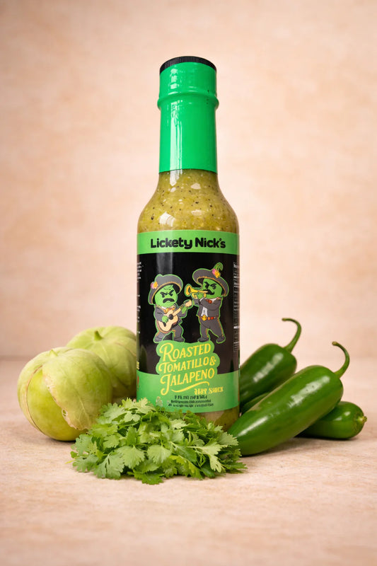 Lickety Nick's Roasted Tomatillo & Jalapeño Verde Hot Sauce