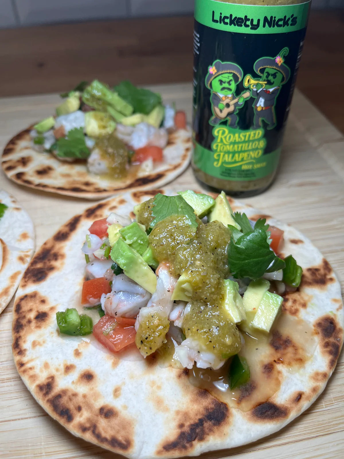Lickety Nick's Roasted Tomatillo & Jalapeño Verde Hot Sauce