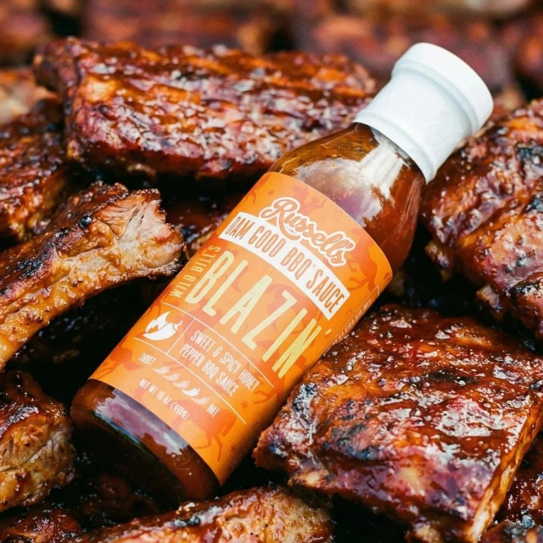 Russell's DAM GOOD BBQ Wild Bill's Blazin' Sauce