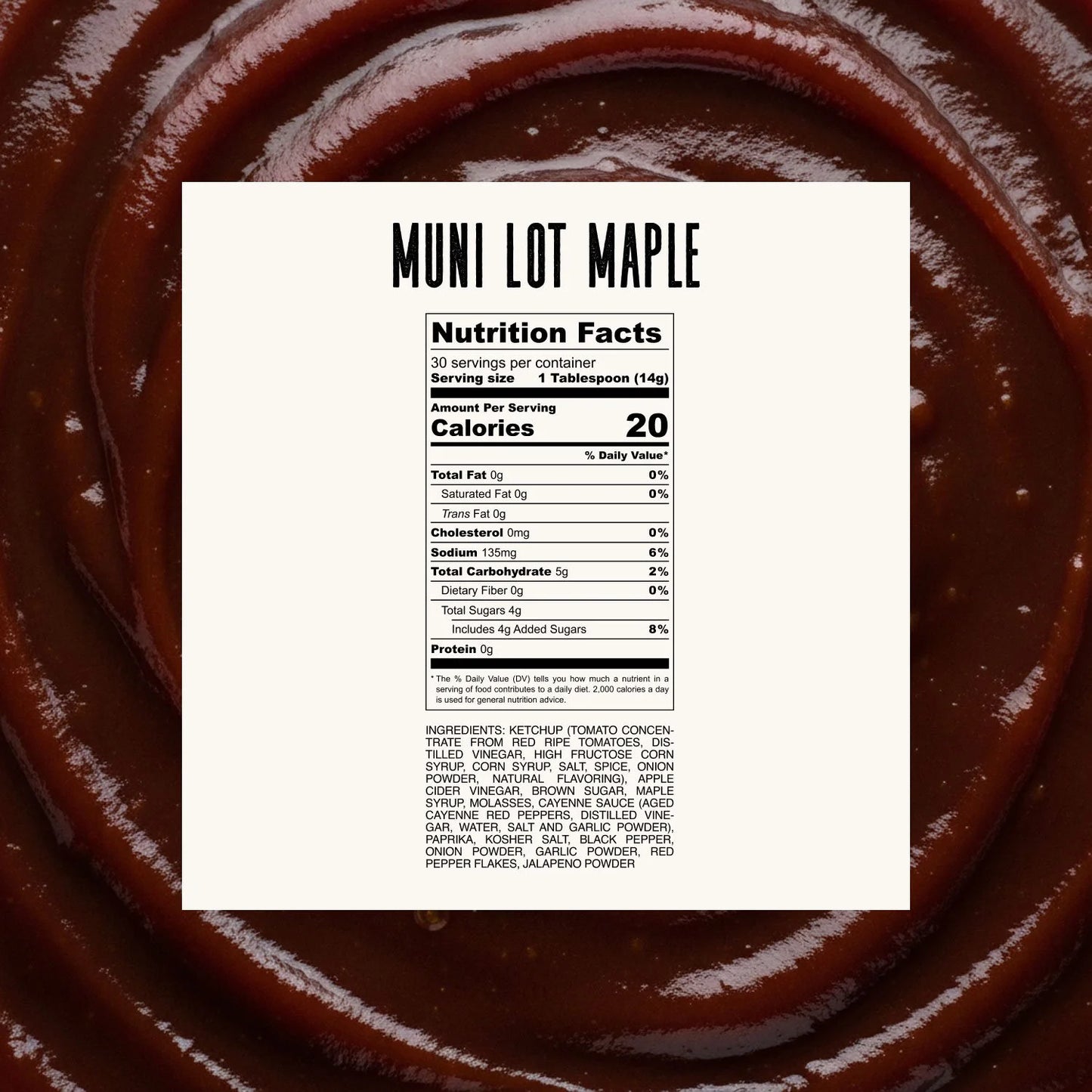 Russell's DAM GOOD BBQ Muni Lot Maple