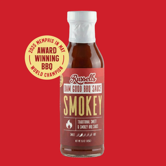 Russell's DAM GOOD BBQ Smokey Sauce