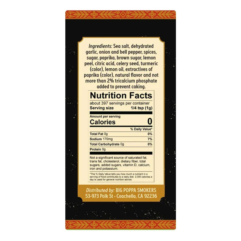 Big Poppa's Double Secret Steak Seasoning