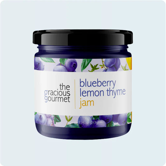 The Gracious Gourmet Blueberry Lemon Thyme Jam