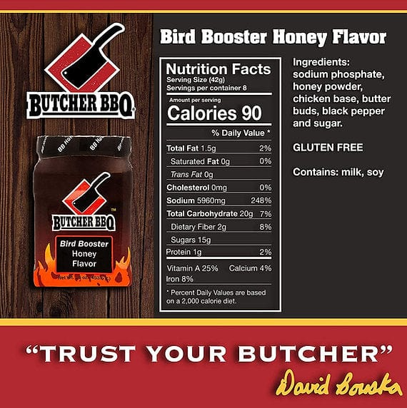 Butcher BBQ Bird Booster Honey Flavor Injection & Marinade