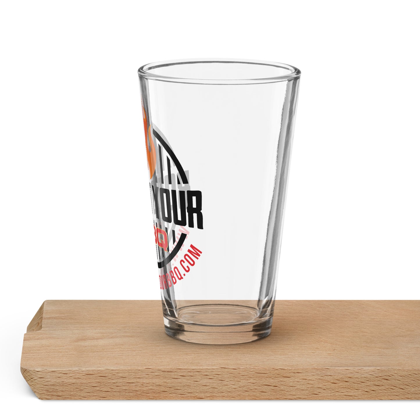 Boost Your BBQ Shaker pint glass