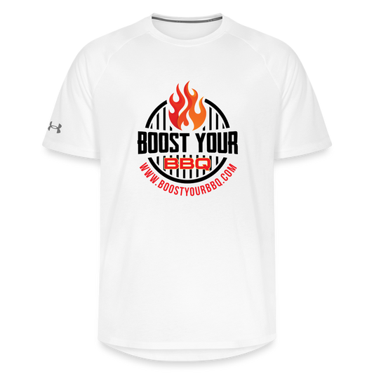 BYBBQ White Under Armour Unisex Athletics T-Shirt - white