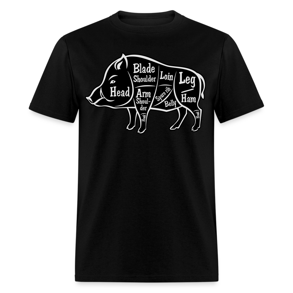 Boar Butcher Cut Unisex Classic T-Shirt - black