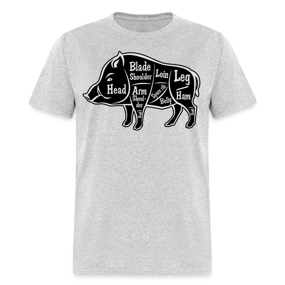 Boar Butcher Cut Unisex Classic T-Shirt - heather gray