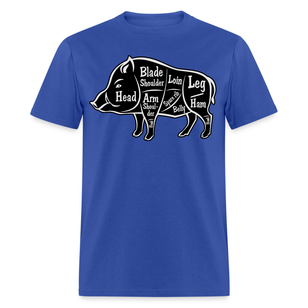 Boar Butcher Cut Unisex Classic T-Shirt - royal blue