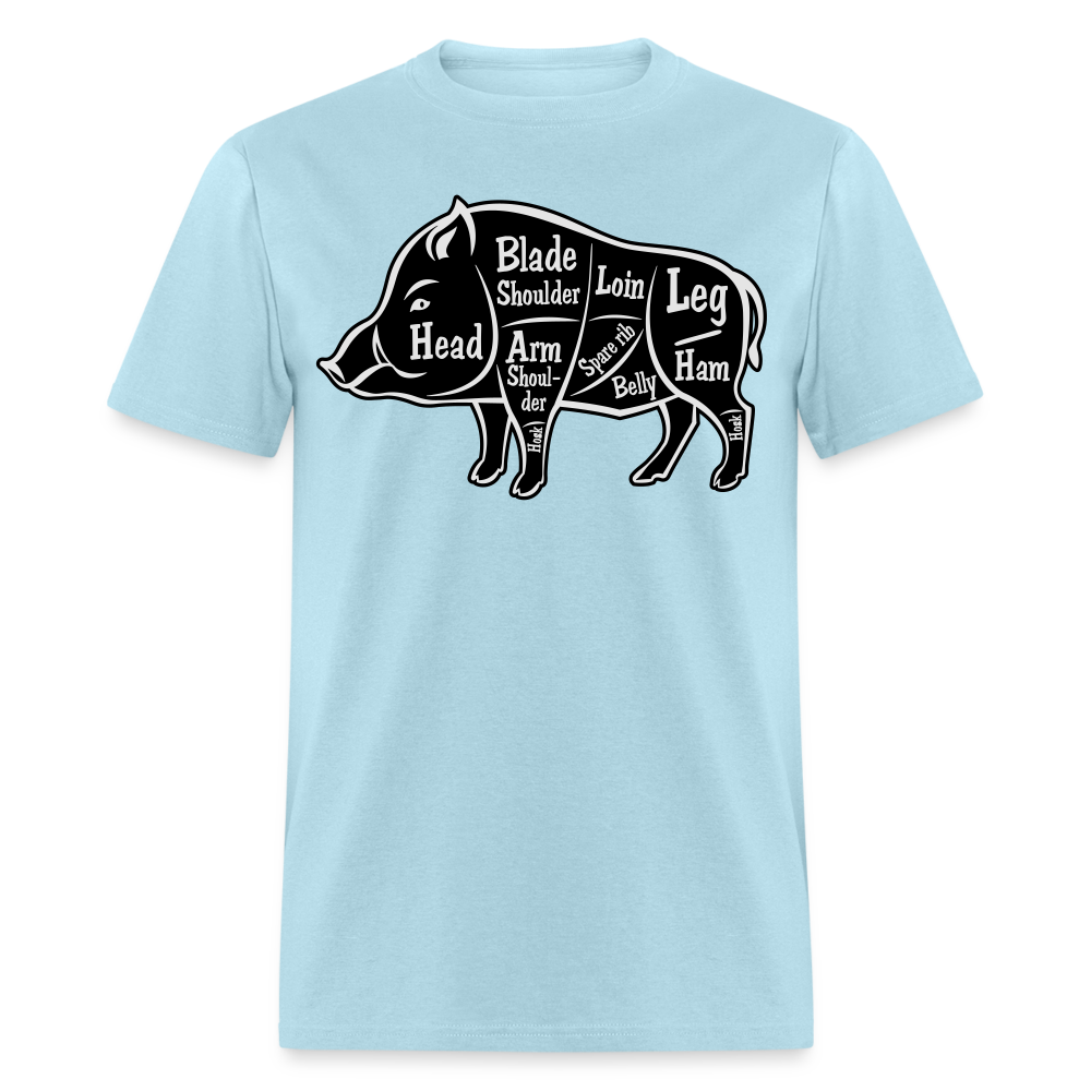 Boar Butcher Cut Unisex Classic T-Shirt - powder blue