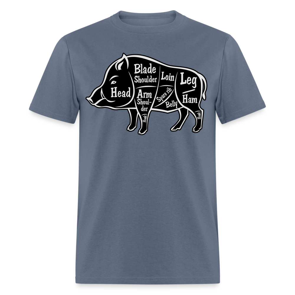 Boar Butcher Cut Unisex Classic T-Shirt - denim