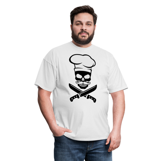 Skull Chef Classic T-Shirt - white