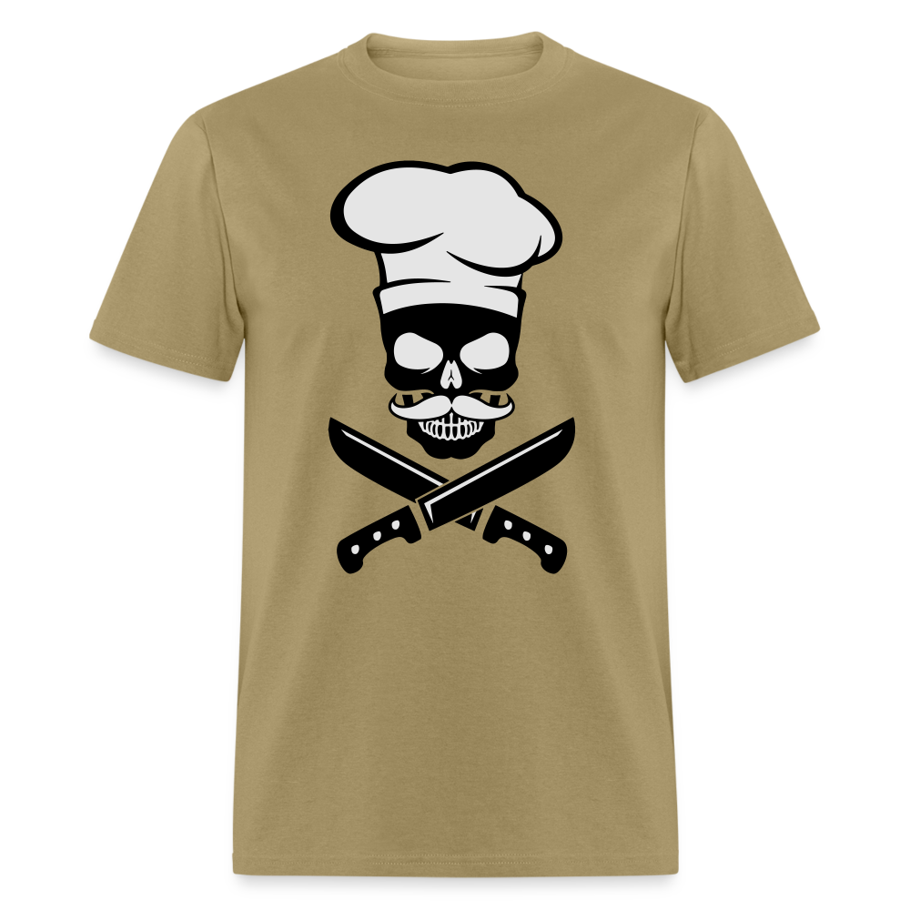 Skull Chef Classic T-Shirt - khaki