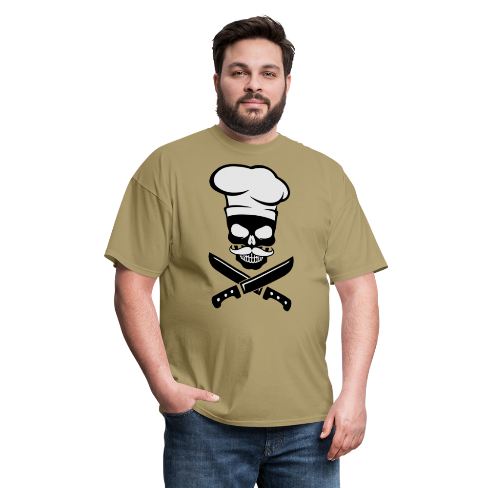 Skull Chef Classic T-Shirt - khaki