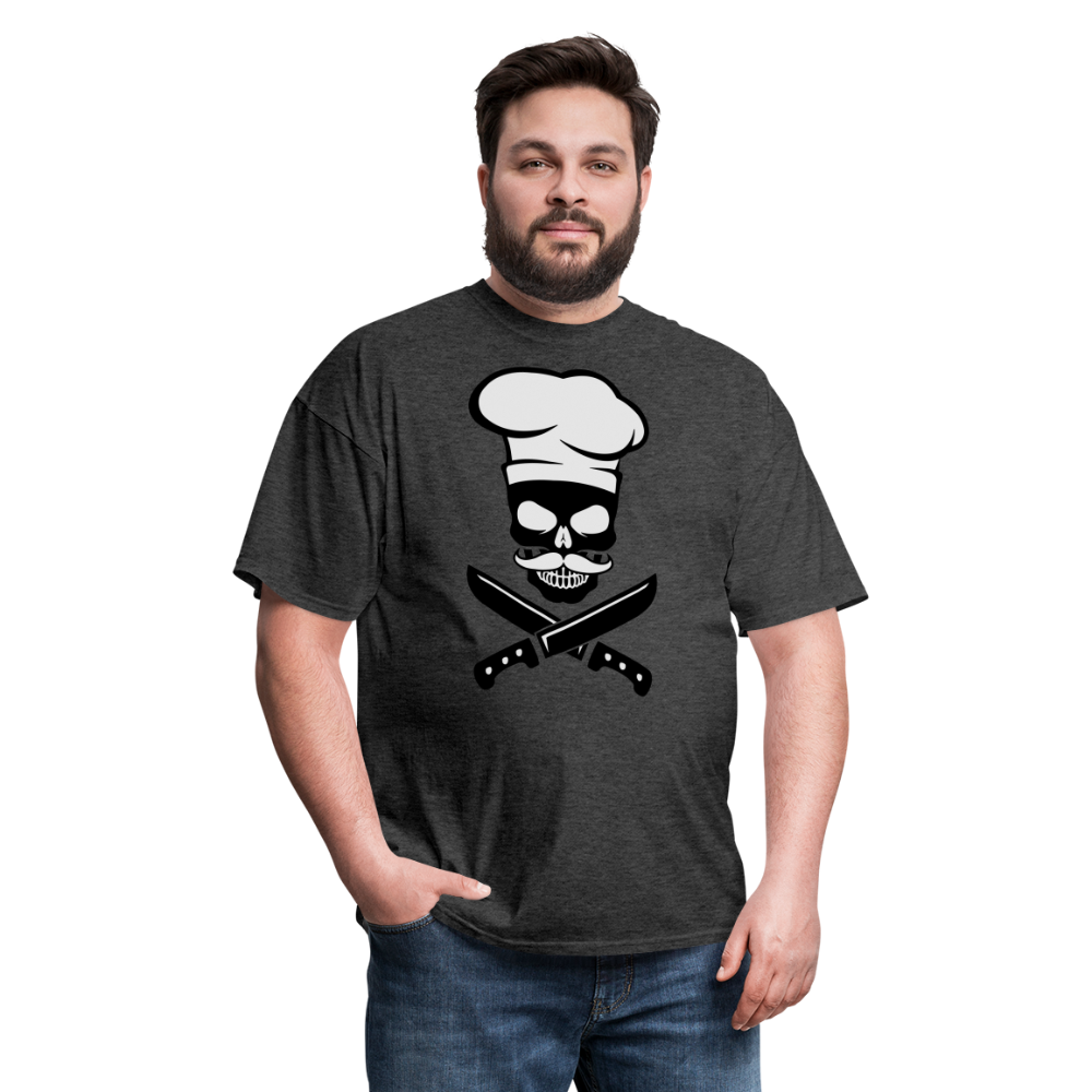 Skull Chef Classic T-Shirt - heather black