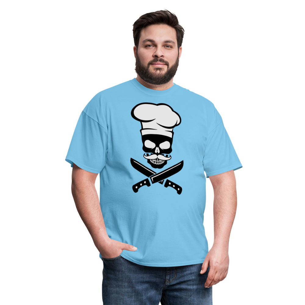 Skull Chef Classic T-Shirt - aquatic blue