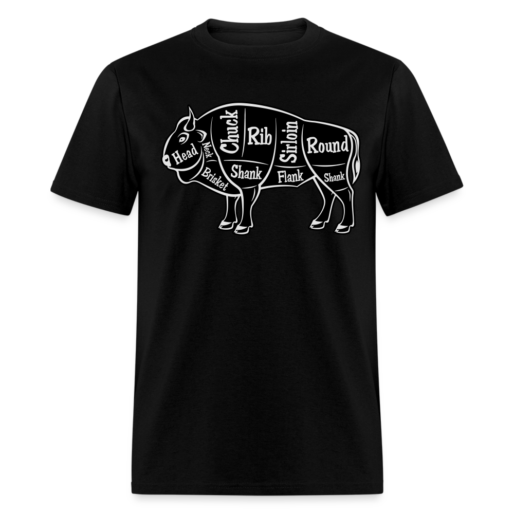 Bison Butcher Cut Unisex Classic T-Shirt - black