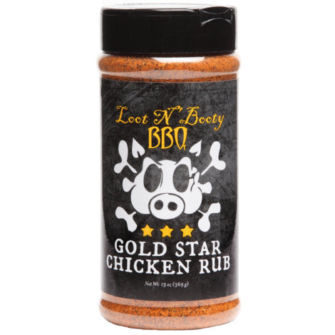 Loot N' Booty BBQ Gold Star Chicken Rub
