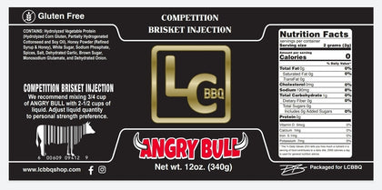 LC BBQ Angry Bull Competition Brisket Injection
