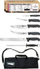 Victorinox Fibrox Pro Ultimate Competition BBQ Set, Knife Roll, 7-Piece