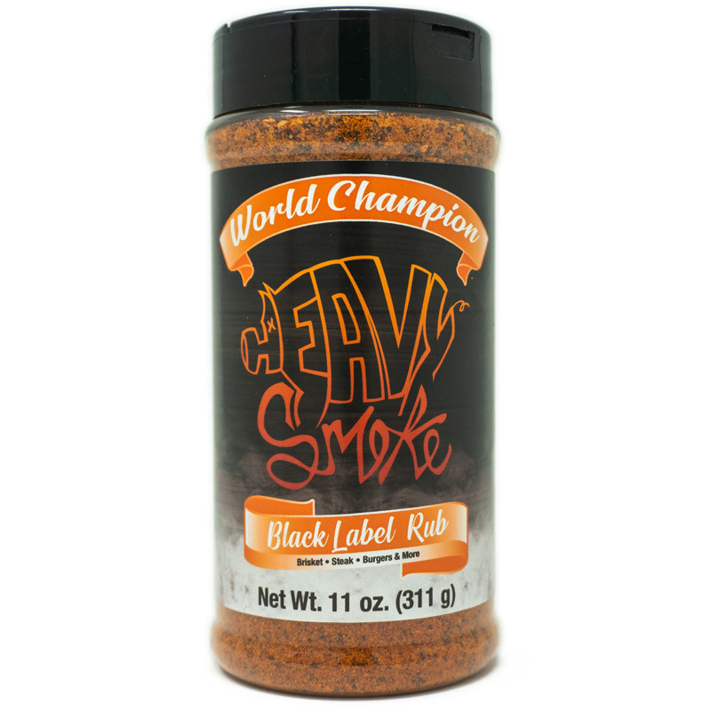 Label Boost Thread Safe Heavy Smoke BBQ Black Label Rub– Boost Your BBQ