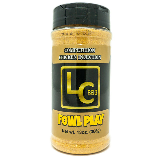LC BBQ Fowl Play Competition Chicken Injection