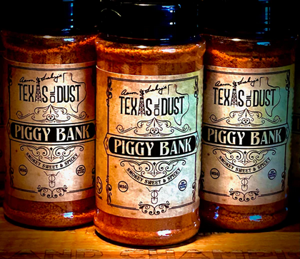 Texas Oil Dust Piggy Bank Pork & Rib Rub