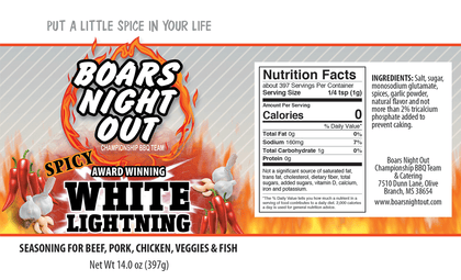 Boar’s Night Out Spicy White Lightning