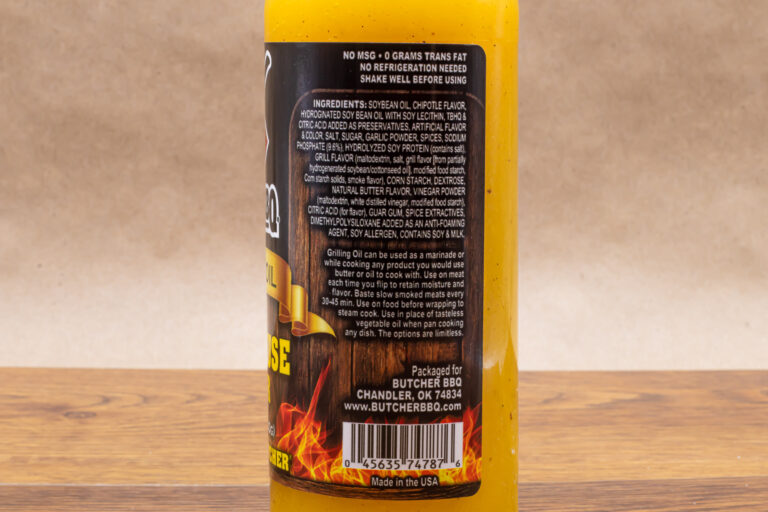 Butcher BBQ Steakhouse Flavor Grilling Oil