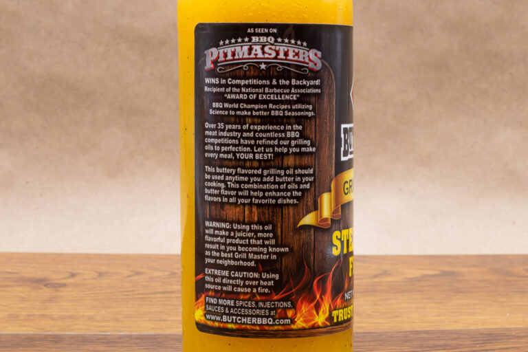 Butcher BBQ Steakhouse Flavor Grilling Oil