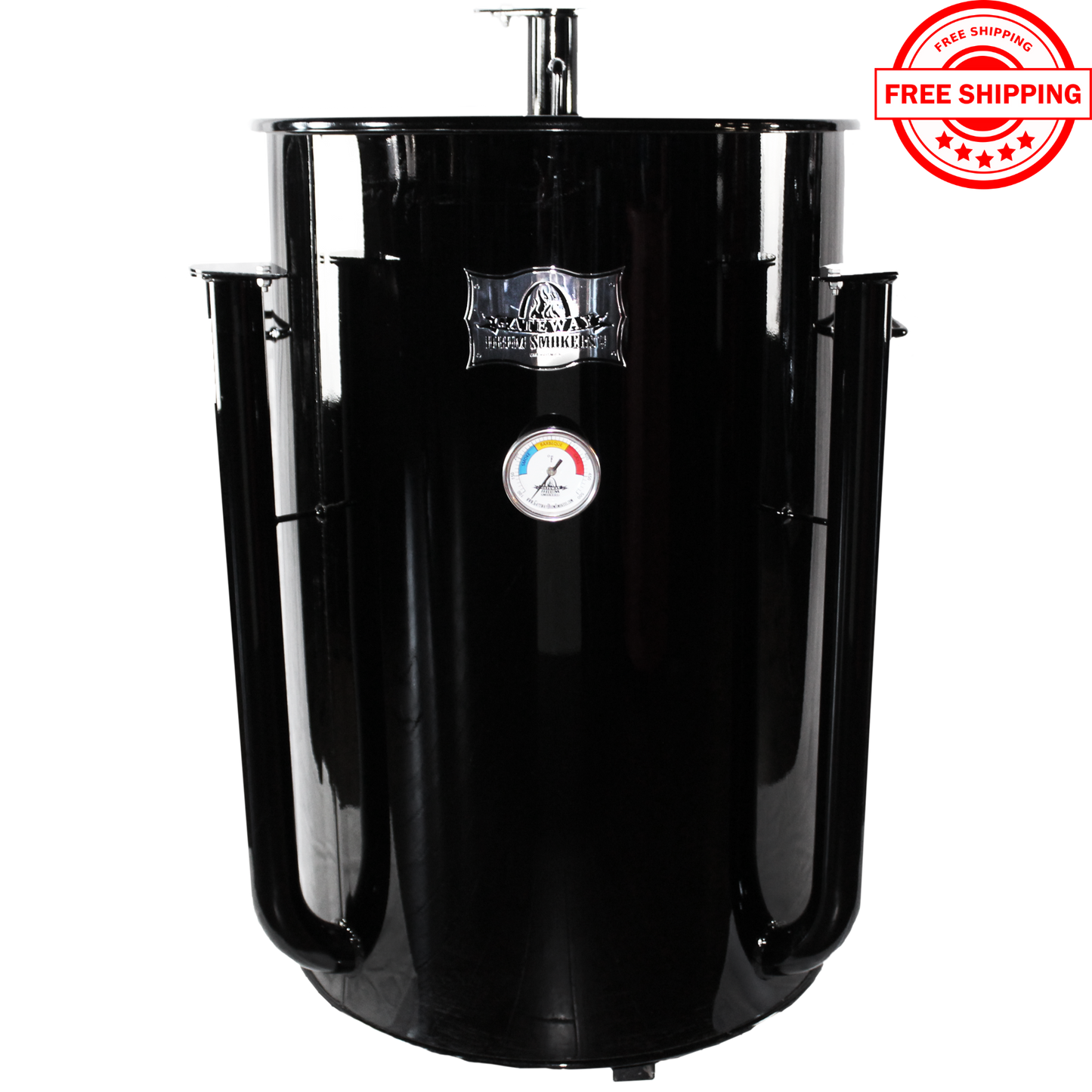 Gateway Drum Smoker Sizzle 55G - Glossy Black