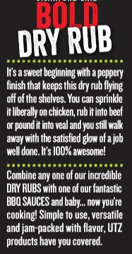 Utz Works Bold "#1" Dry Rub