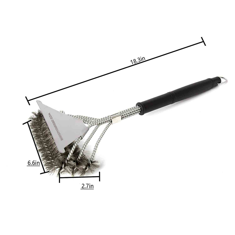 Grill Brush with XTRA Large Scraper