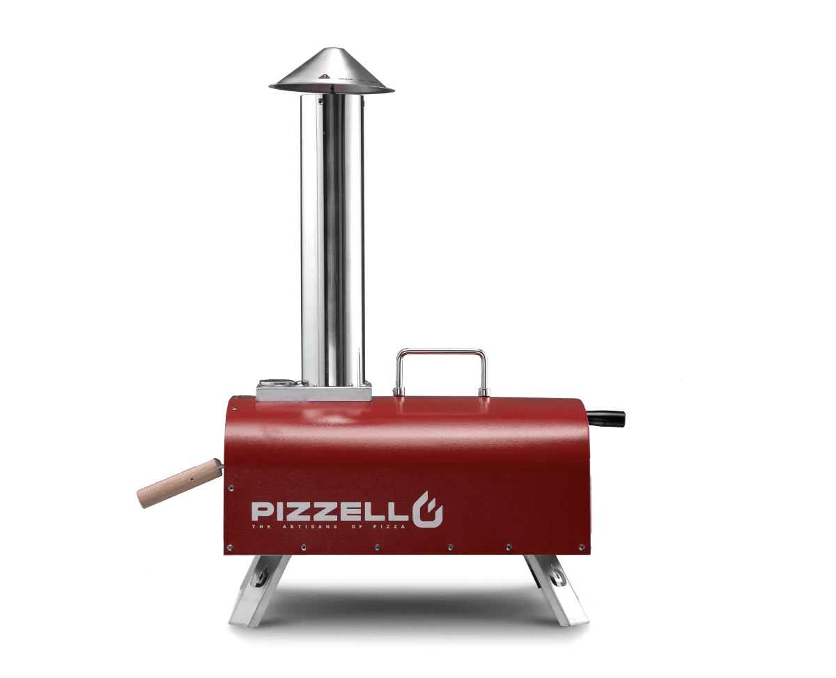 WPPO Le Peppe Portable Wood Fired Pizza Oven, Red