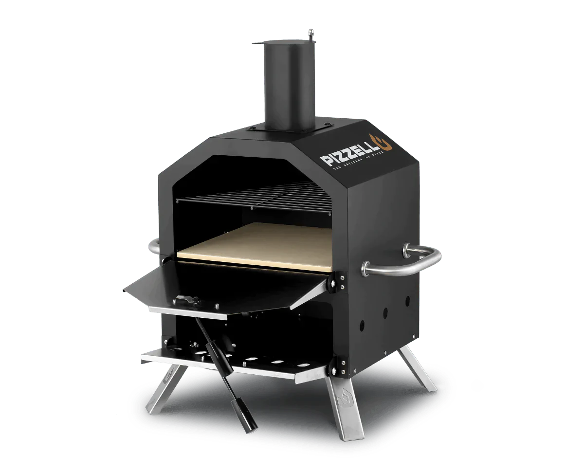 Pizzello Grande - Outdoor 2-Layer Pizza Oven Bundle with FREE Accessories