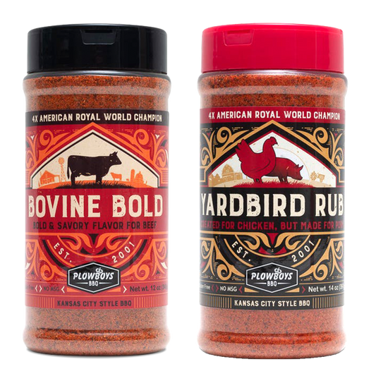 Plowboys Rub Combo Pack - Yardbird & Bovine Bold