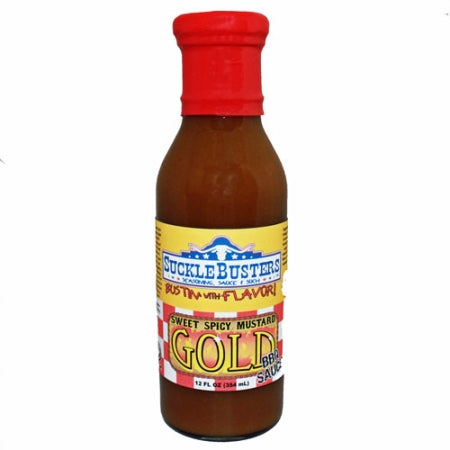 SuckleBusters Gold BBQ Sauce (Sweet and Spicy Mustard Jalapeno)