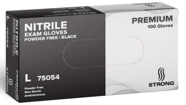 Black Nitrile Premium Gloves